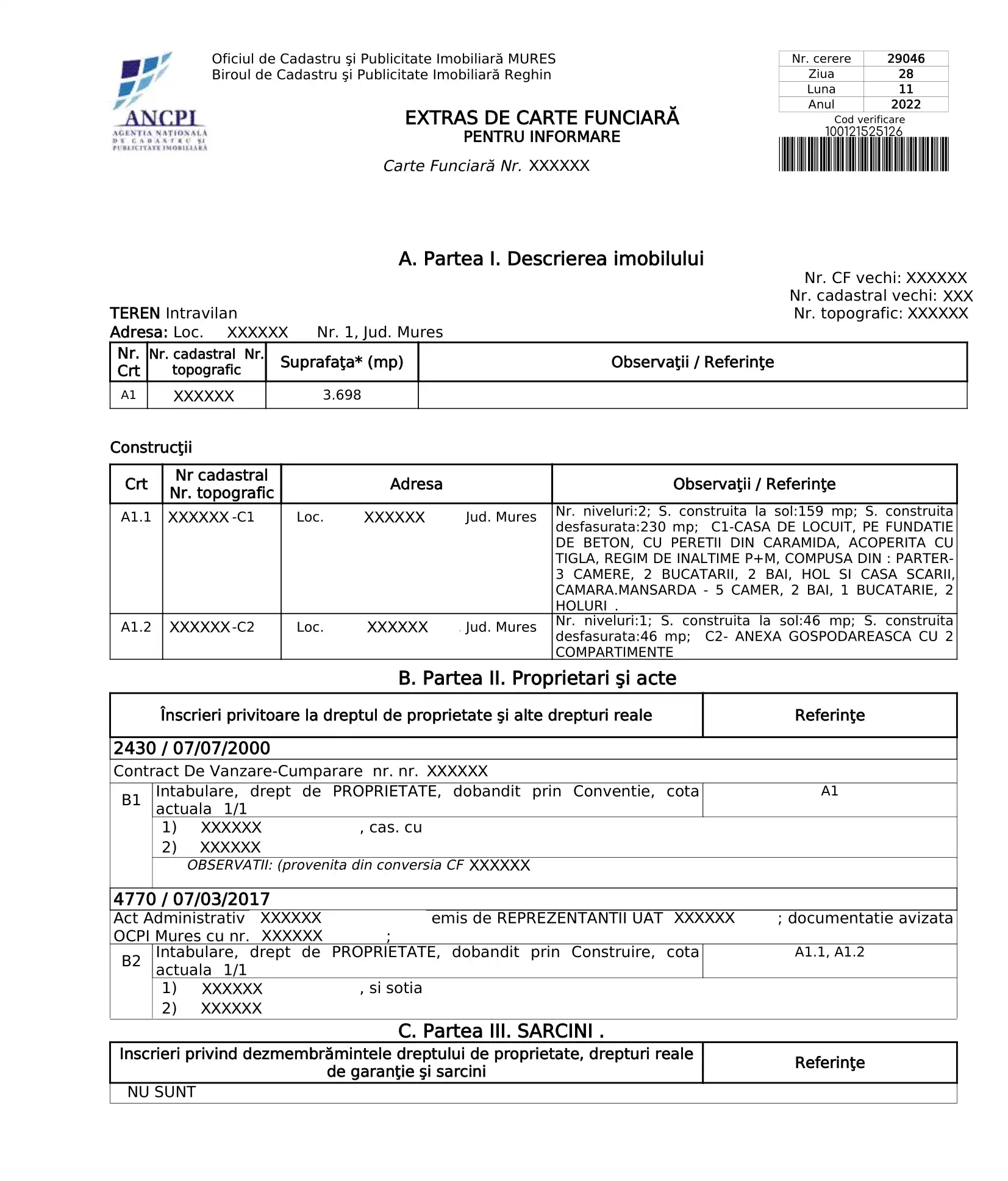 Cum aflu Numărul de Carte Funciară? Ghid Complet 2026